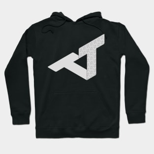 Isometric Alphabet Letter, Letter T Hoodie